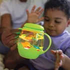 Glo Pals, słoik sensoryczny do napełnienia wodą, zielony