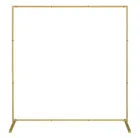Godan, stelaż do dekoracji balonowej, kwadratowy, złoty, 210-210 cm