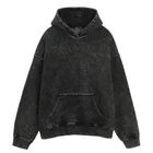 Grafitowa bluza z kapturem unisex o kroju oversize NOWEAR