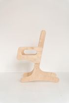 Grawersi, krzesełko regulowane, naturalne