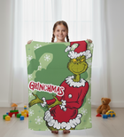 Grinch, koc polarowy, 100-140 cm