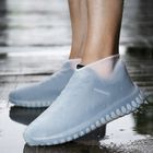 Gumowe wodoodporne ochraniacze na buty, białe, rozmiar 35-39