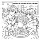 Gwiazdy k-pop. Idealny duet. Kolorowanka
