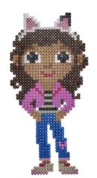 Hama, Koci Domek Gabi, zestaw koralików do prasowania