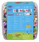 Hama, Świnka Peppa, maxi koraliki do prasowania z podstawką, 900 szt.