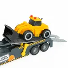 Heavy Load, ciężarówka z koparką i wywrotką, zestaw pojazdów budowlanych