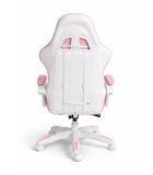 Hedo, fotel gamingowy, obrotowy, różowy