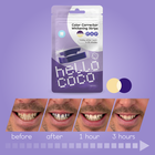 Hello Coco, Whitening Strips, paski wybielające z pap, fioletowe, 14 szt.