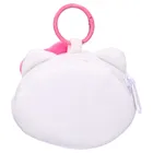 Hello Kitty, Plushie Pals, pluszowy brelok z kieszonką, biały