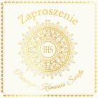 Henry, zaproszenie, Komunia, hostia biała, 5 szt.