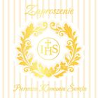 Henry, zaproszenie, Komunia, paski, 5 szt.