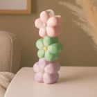 Home Styling Collection, Blomma, ceramiczny wazon dekoracyjny z motywem kwiatów, 23 cm