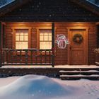 Home Styling Collection, dekoracja świąteczna LED, bałwan, 68-61 cm