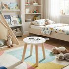 Home Styling Collection, drewniany stołek dziecięcy, safari, 28 cm