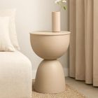 Home Styling Collection, Dune, metalowy stolik pomocniczy, 45,5 cm