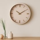 Home Styling Collection, Epoch, zegar ścienny, kremowy, 38 cm