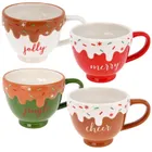 Home Styling Collection, kubki ceramiczne, 420 ml, 4 szt.