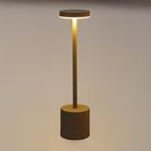 Home Styling Collection, lampka stołowa LED z ładowalną baterią, metal, 34 cm