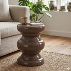 Home Styling Collection, stolik kawowwy, metalowy, 32-41,5 cm