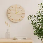 Home Styling Collection, Sum, minimalistyczny zegar ścienny, marmur, 30 cm