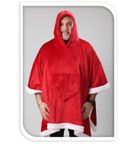 Home Styling Collection, świąteczne poncho dla dorosłych