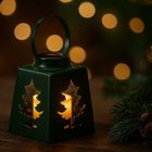 Home Styling Collection, świąteczny lampion ze świecą LED, 14 cm