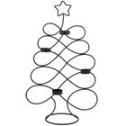 Home Styling Collection, świecznik, choinka, metalowy, czarny, 49 cm