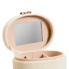 Home Styling Collection, szkatułka na biżuterię z kokardą, 12-6,5-10 cm
