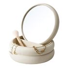 Home Styling Collection, szkatułka na biżuterię z lusterkiem, 17,5-17,5-9 cm