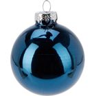 Home Styling Collection, szklane bombki świąteczne, niebieskie, 6 cm, 20 szt.