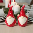 Home Styling Collection, Yulora, solniczka i pieprzniczka, cermiczne gnomy