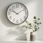 Home Styling Collection, zegar ścienny, czarny, 50 cm