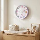 Home Styling Collection, zegar ścienny, kwiaty, 30 cm