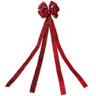 Home Styling Decoration, kokarda dekoracyjna na choinkę, czerwona, 130-33 cm