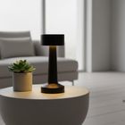 Home Styling Decoration, lampka stołowa, 21 LED, czarna, 21 cm