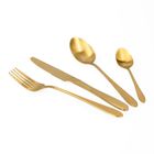 Homla, Abele, sztućce, matowe złote, 16 szt.