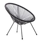 Homla, Acapulco Fiesta, fotel, czarny, 70-73-80 cm