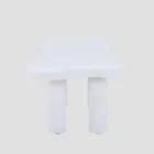 Homla, Alto, stolik kawowy, lakierowany, biały, 100-60-45 cm