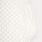 Homla, Alven, maty stołowe, ecru okrągłe z pikowaniem, 38 cm, 2 szt.