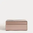 Homla, Amosa, szkatułka na biżuterię, w lustrzane trójkąty, 19-15-8 cm