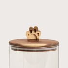 Homla, Animali, pojemnik na smaczki z łapką, 1,7l