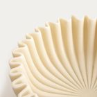 Homla, Aurea, misa dekoracyjna, o promienistym wzorze ecru, 20-20-6,5 cm