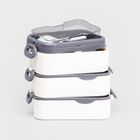 Homla, B2 Mesa, lunchbox, trzypiętrowy, 2l