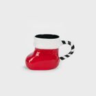 Homla, Bargos, kubek, skarpeta świąteczna czerwona, 0,45l