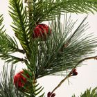 Homla, Bell, gałązka z czerwonymi dzwonkami, 62 cm, 751325