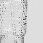 Homla, Bere, szklanka w kropki ze szklaną słomką, 1l