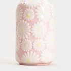 Homla, Bloomy, wazon, w wytłaczane kwiaty, 9,5-9,5-23,5 cm