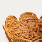 Homla, Brie, kosz, wiklinowy w kształcie kwiatka, 29-11 cm