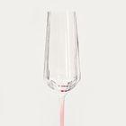 Homla, Brill, kieliszek, na szampana z różową nóżką, 0,27l