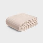 Homla, Bristles, narzuta, w pikowane pasy beżowa, 200-220 cm, 715709